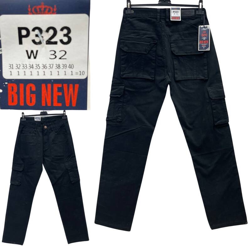 Spodnie jeansy meskie Roz 31-40, 1 Kolor Paczka 10 szt